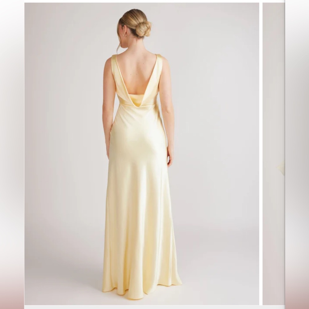 Bridesmaid Dress in Butter Lemon